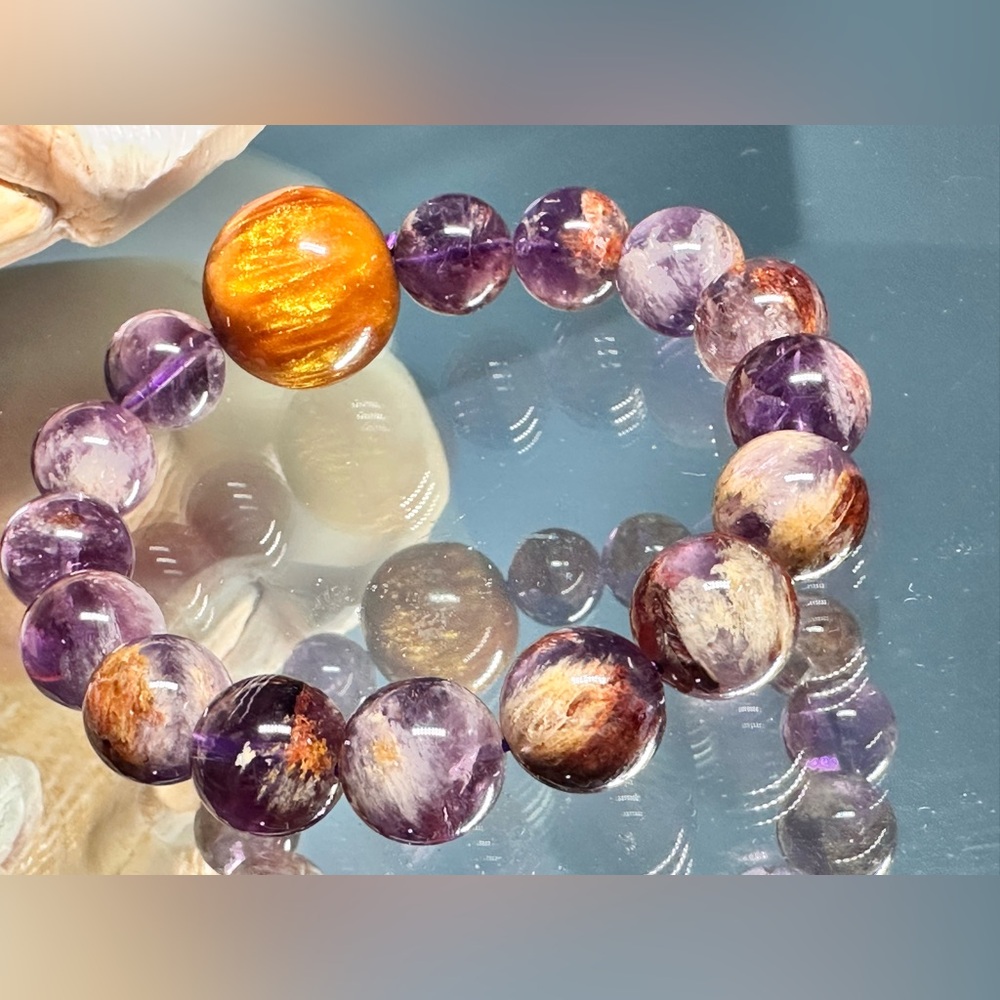 SPIRIT GUIDE NATURAL STONES BRACELET size 7.5